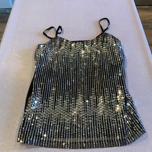 Gold & Black sparkly top